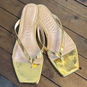J. Crew Gold Women's Sandals